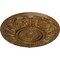 Ekena Millwork Whitman Ceiling Medallion (For Canopies up to 3 3/4"), 13"OD x 1 3/8"P, Smokey Topaz Crackle CM13WHSTC - alternate 3